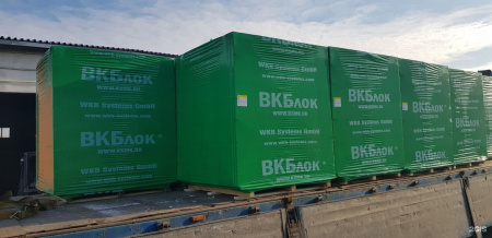 Газосиликатные П-образные блоки ВКБлок 500x200x250, D500